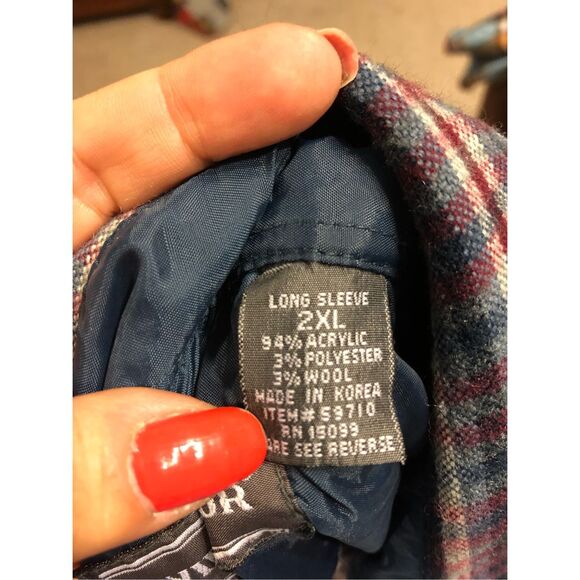 Men’s Plaid David Taylor Jacket Size 2XL - Picture 4 of 5